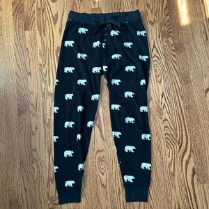 PJ Salvage Microfleece Polar Bear Jogger PJ Pants